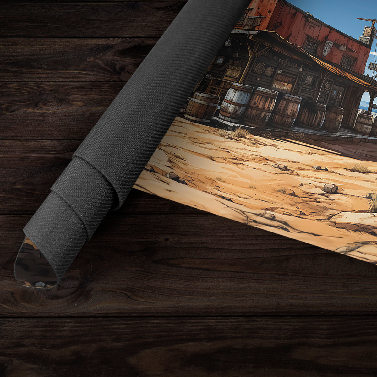 Wasteland Tavern Playmat - Premium Desk Mat from Inked Gaming - Just $34.99! Shop now at Game Crave Tournament Store