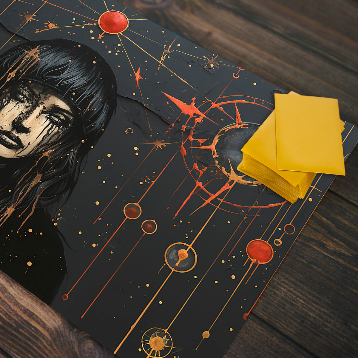 Wiccan of the Stars Playmat - Premium Playmat from Inked Gaming - Just $34.99! Shop now at Game Crave Tournament Store