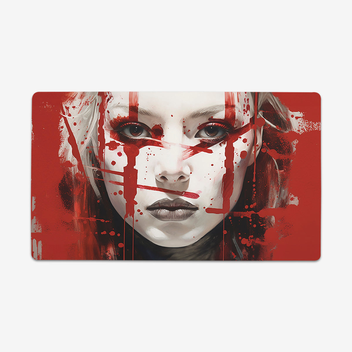 Woman Warrior Playmat - Premium Desk Mat from Inked Gaming - Just $34.99! Shop now at Game Crave Tournament Store