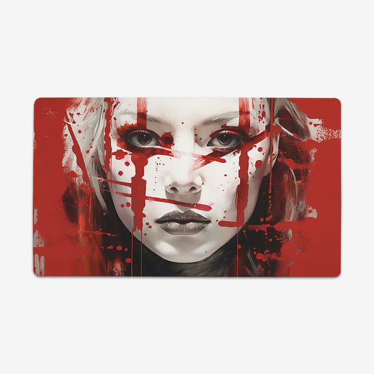 Woman Warrior Playmat - Premium Desk Mat from Inked Gaming - Just $34.99! Shop now at Game Crave Tournament Store