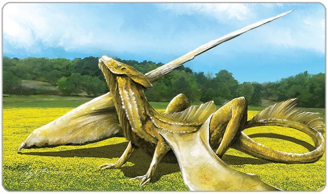 Yellow Dragon Playmat - Premium Playmat from Inked Gaming - Just $34.99! Shop now at Game Crave Tournament Store