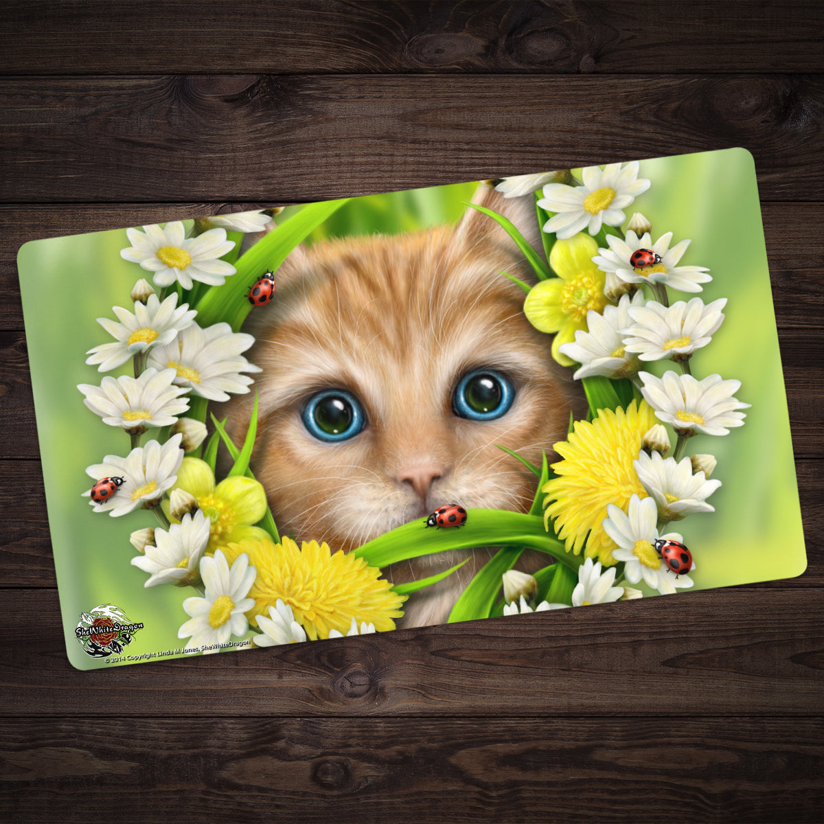 Summer Cat Playmat - Premium Playmat from Inked Gaming - Just $34.99! Shop now at Game Crave Tournament Store