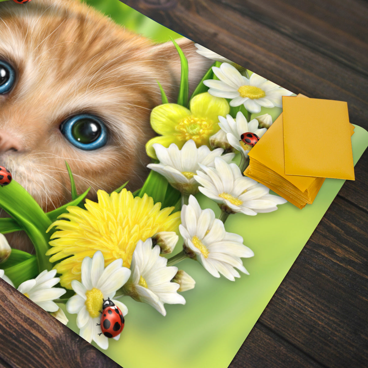 Summer Cat Playmat - Premium Playmat from Inked Gaming - Just $34.99! Shop now at Game Crave Tournament Store