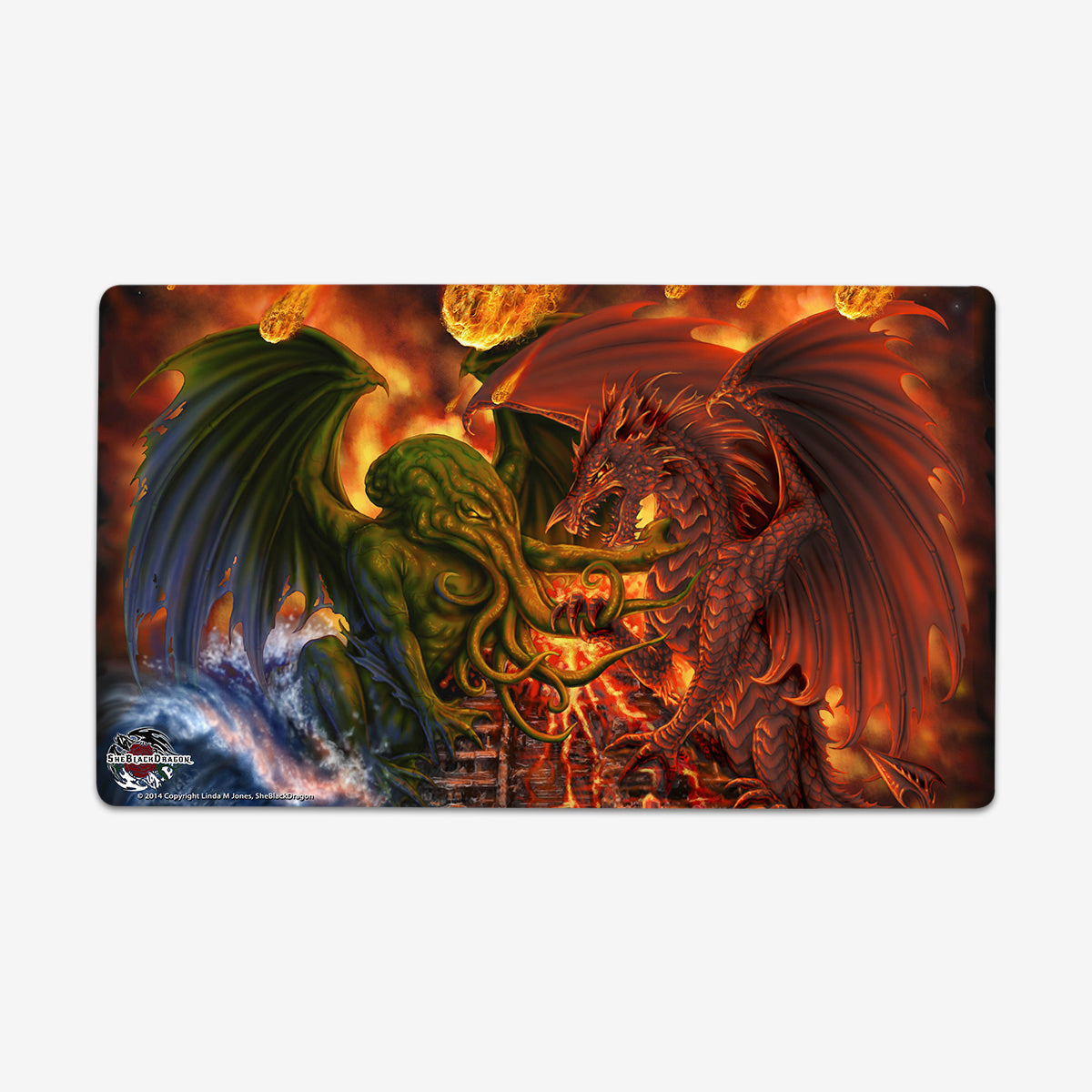 Titans Apocalypse Playmat - Premium Playmat from Inked Gaming - Just $34.99! Shop now at Game Crave Tournament Store