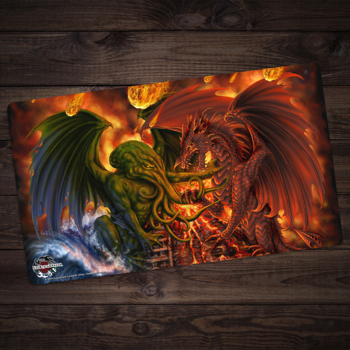 Titans Apocalypse Playmat - Premium Playmat from Inked Gaming - Just $34.99! Shop now at Game Crave Tournament Store