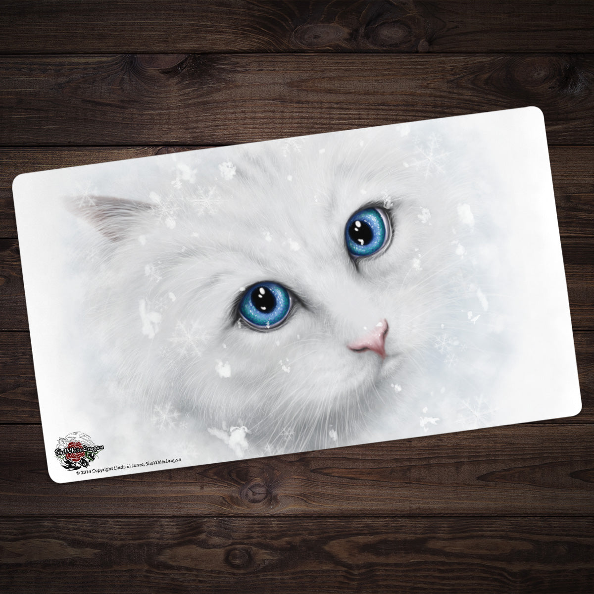Winter Cat Playmat - Premium Playmat from Inked Gaming - Just $34.99! Shop now at Game Crave Tournament Store