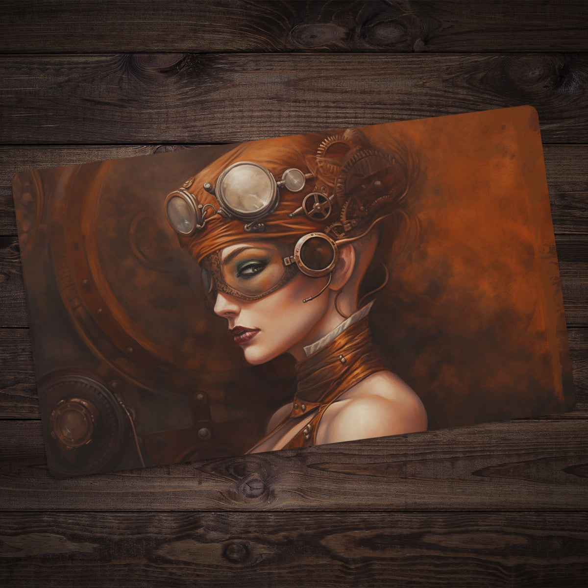 Steampunk Side Eye Playmat - Premium Playmat from Inked Gaming - Just $34.99! Shop now at Game Crave Tournament Store