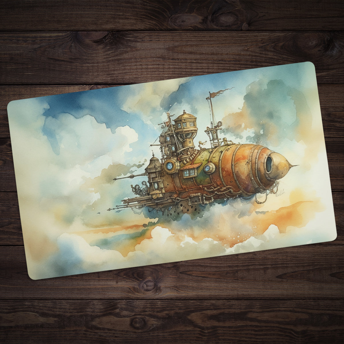 Steampunk Travel Playmat - Premium Playmat from Inked Gaming - Just $34.99! Shop now at Game Crave Tournament Store