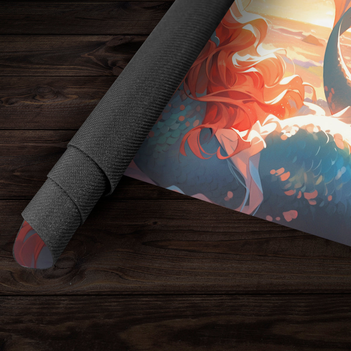 Sunset Mermaid Playmat - Premium Playmat from Inked Gaming - Just $34.99! Shop now at Game Crave Tournament Store
