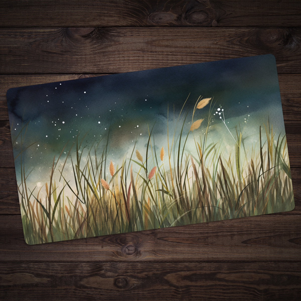 Tall Grasses at Night Playmat - Premium Playmat from Inked Gaming - Just $34.99! Shop now at Game Crave Tournament Store