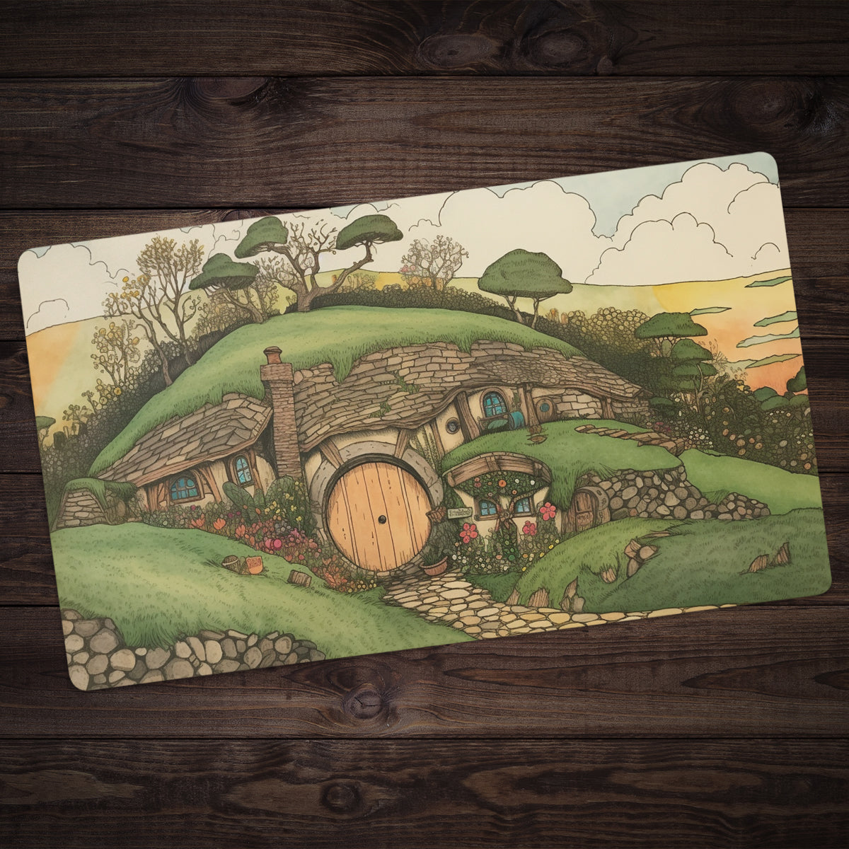 The Circle Door Playmat - Premium Playmat from Inked Gaming - Just $34.99! Shop now at Game Crave Tournament Store