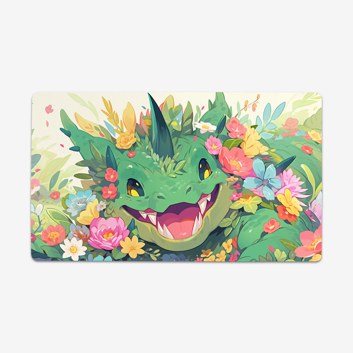 The Guffawing Green Dragon Playmat - Premium Playmat from Inked Gaming - Just $34.99! Shop now at Game Crave Tournament Store