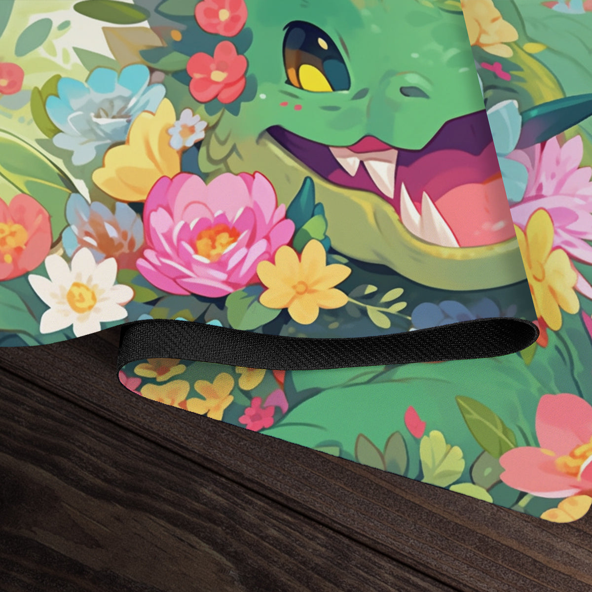 The Guffawing Green Dragon Playmat - Premium Playmat from Inked Gaming - Just $34.99! Shop now at Game Crave Tournament Store