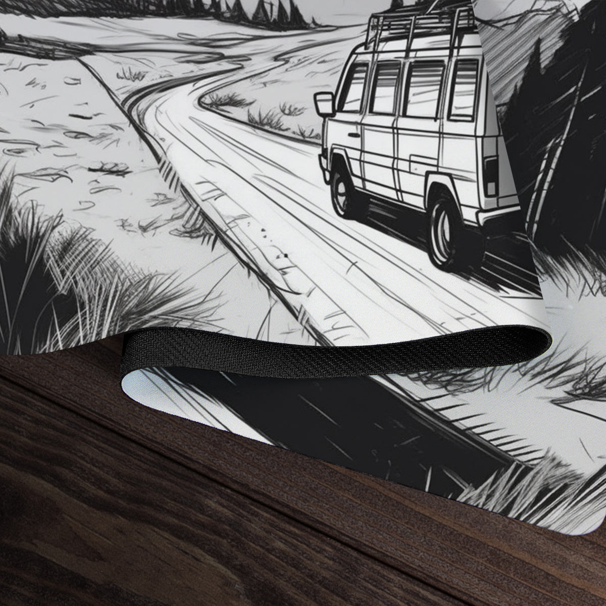 Through The Mountain Pass Playmat - Premium Playmat from Inked Gaming - Just $34.99! Shop now at Game Crave Tournament Store