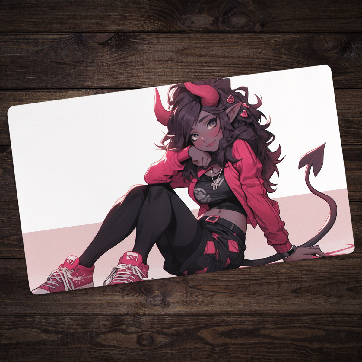 Tiefling Trouble Playmat - Premium Playmat from Inked Gaming - Just $34.99! Shop now at Game Crave Tournament Store