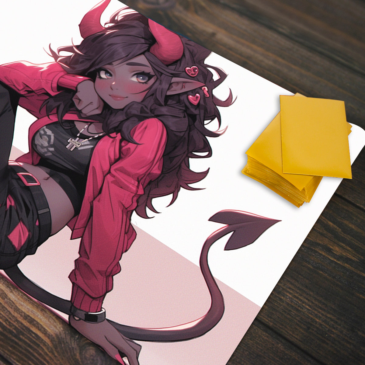Tiefling Trouble Playmat - Premium Playmat from Inked Gaming - Just $34.99! Shop now at Game Crave Tournament Store