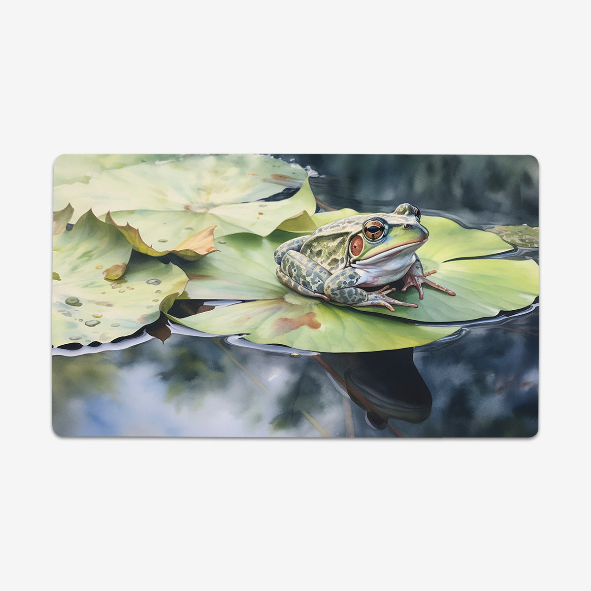 Toad on a Lily Pad Playmat - Premium Playmat from Inked Gaming - Just $34.99! Shop now at Game Crave Tournament Store