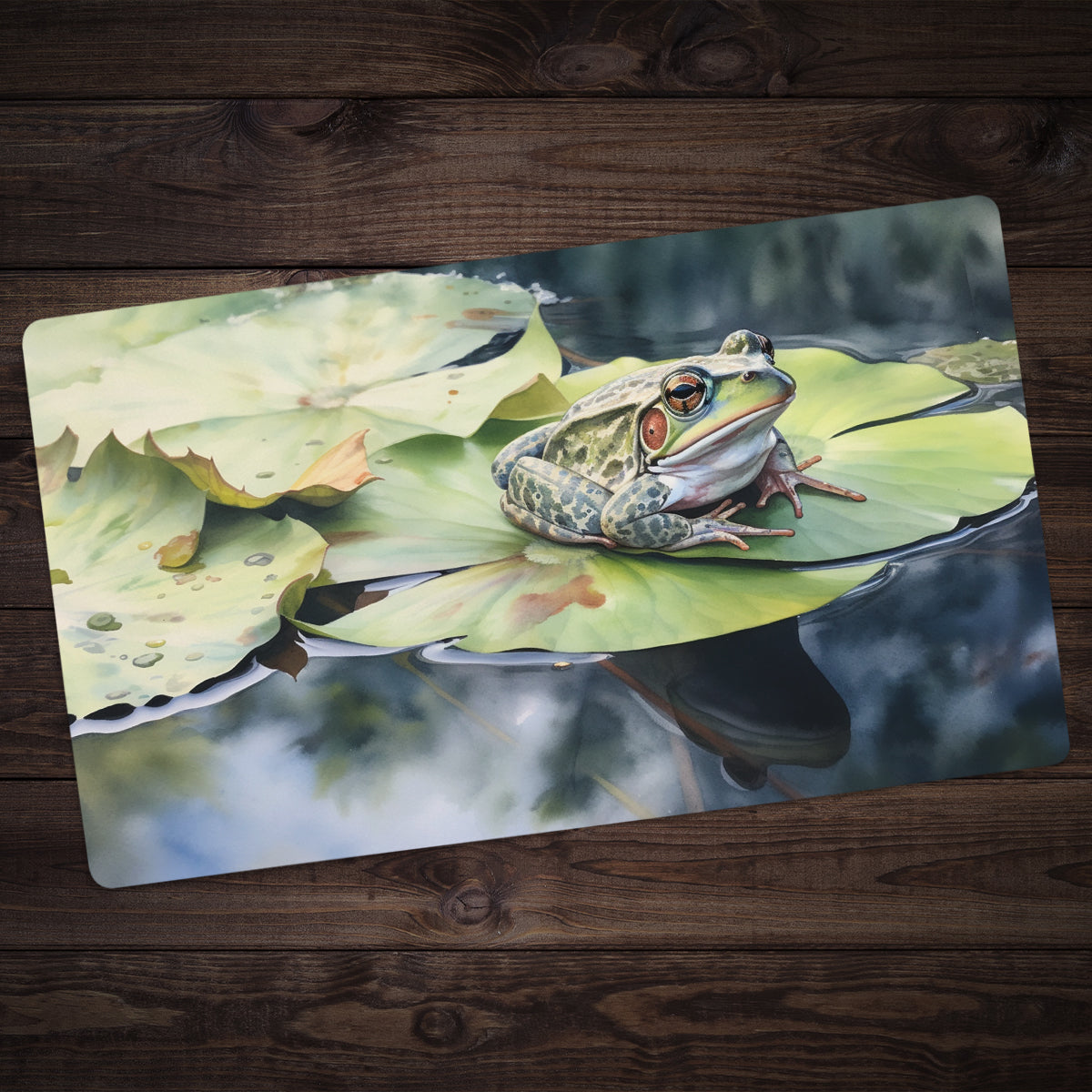 Toad on a Lily Pad Playmat - Premium Playmat from Inked Gaming - Just $34.99! Shop now at Game Crave Tournament Store