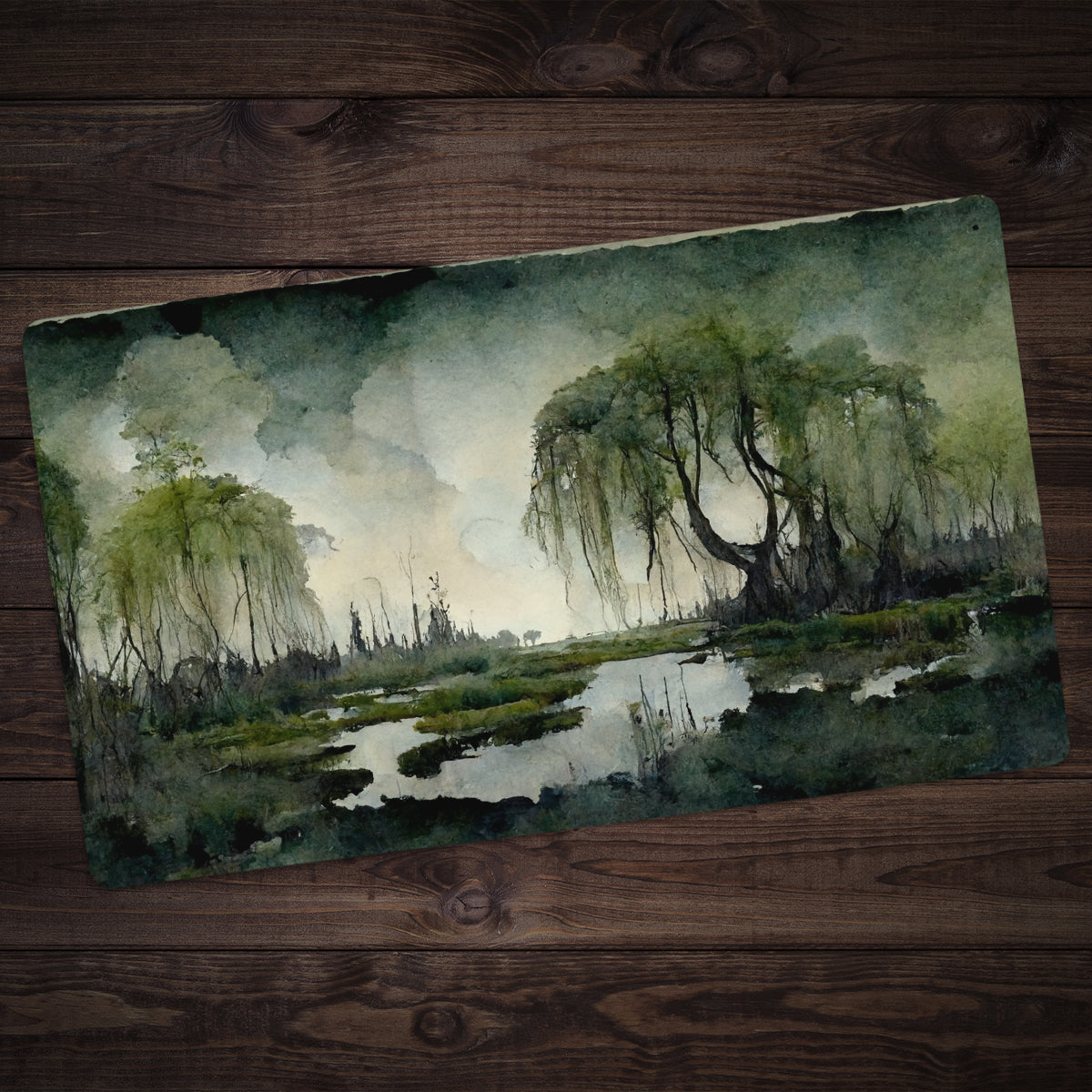 Verdant Swamp Playmat - Premium Playmat from Inked Gaming - Just $34.99! Shop now at Game Crave Tournament Store