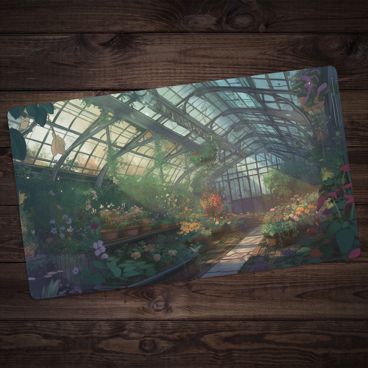 Vibrant Greenhouse Playmat - Premium Playmat from Inked Gaming - Just $34.99! Shop now at Game Crave Tournament Store