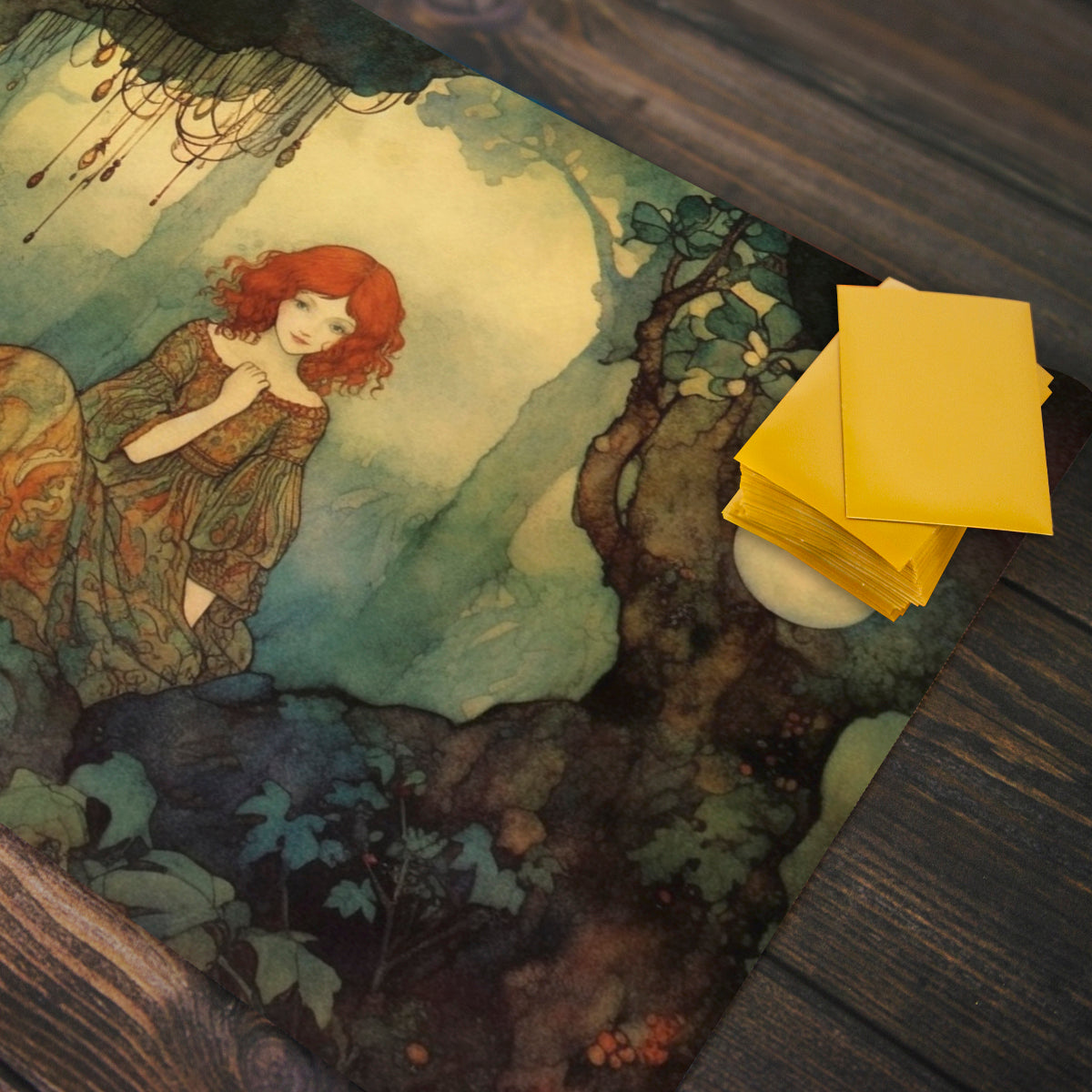 Wandering Girl Playmat - Premium Playmat from Inked Gaming - Just $34.99! Shop now at Game Crave Tournament Store