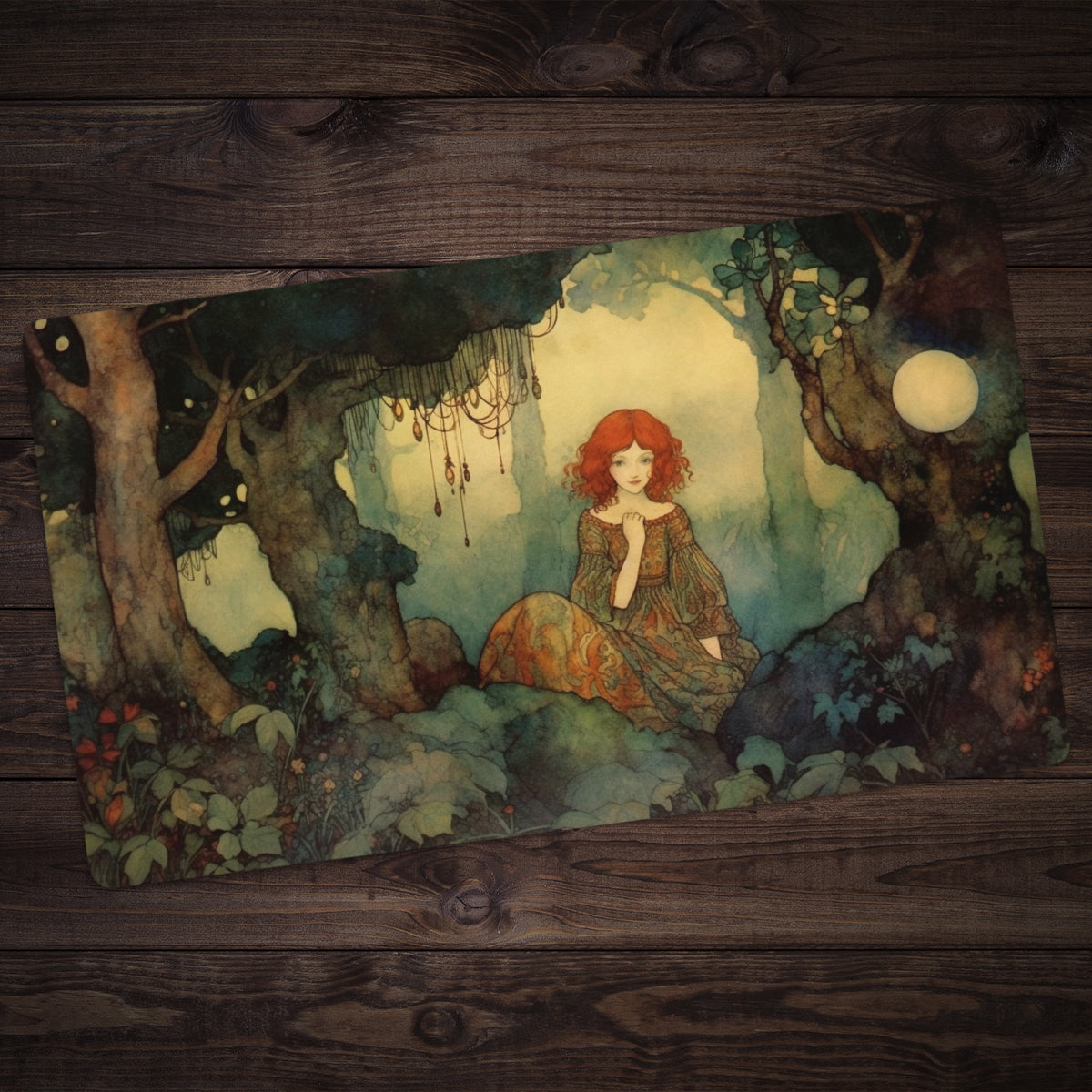 Wandering Girl Playmat - Premium Playmat from Inked Gaming - Just $34.99! Shop now at Game Crave Tournament Store
