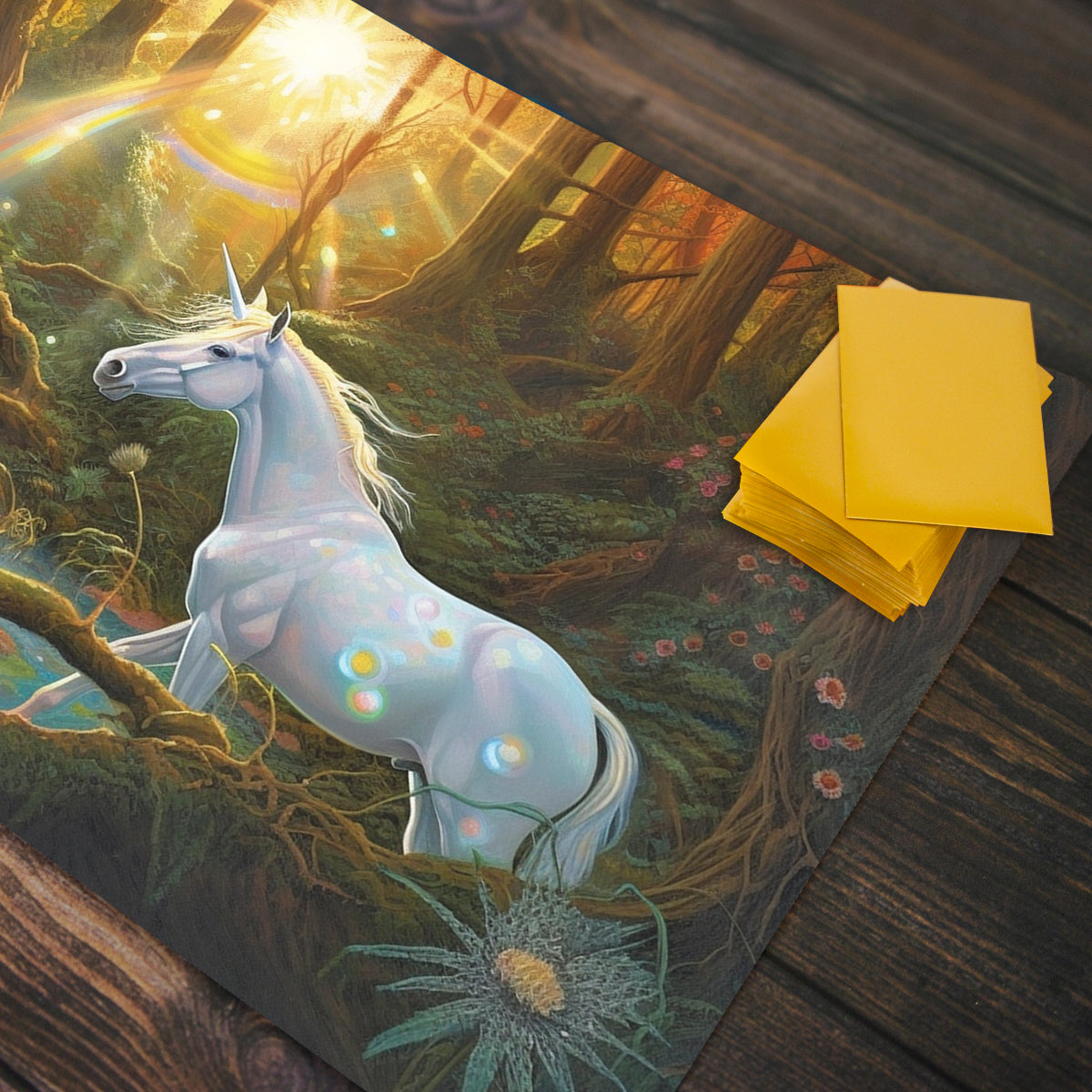 Wandering Unicorn Playmat - Premium Playmat from Inked Gaming - Just $34.99! Shop now at Game Crave Tournament Store