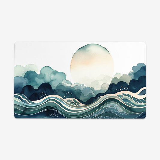 Watercolor Waves Playmat - Premium Playmat from Inked Gaming - Just $34.99! Shop now at Game Crave Tournament Store