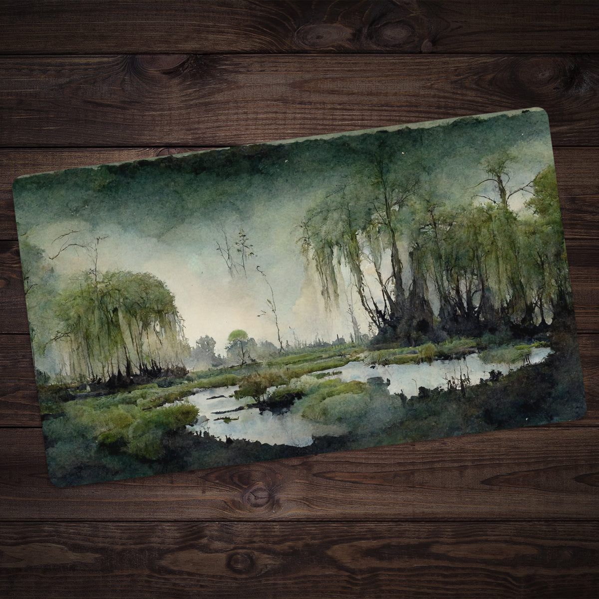 Weeping Willow Swamp Playmat - Premium Playmat from Inked Gaming - Just $34.99! Shop now at Game Crave Tournament Store