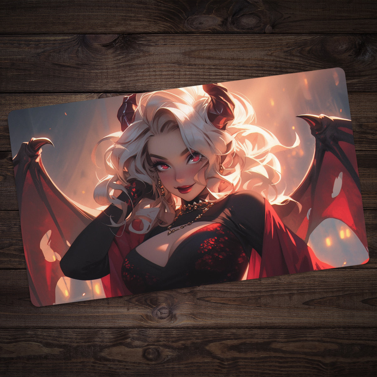 Winged Vampire Playmat - Premium Playmat from Inked Gaming - Just $34.99! Shop now at Game Crave Tournament Store