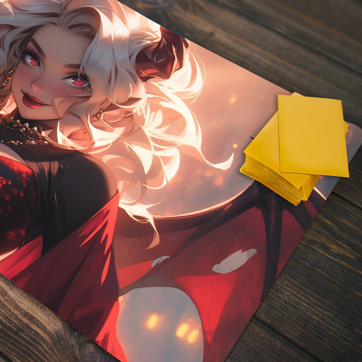 Winged Vampire Playmat - Premium Playmat from Inked Gaming - Just $34.99! Shop now at Game Crave Tournament Store