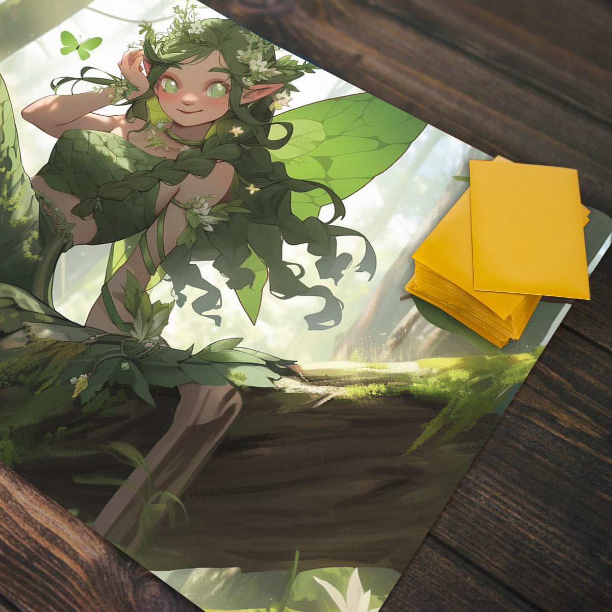 Woodland Nymph Playmat - Premium Playmat from Inked Gaming - Just $34.99! Shop now at Game Crave Tournament Store