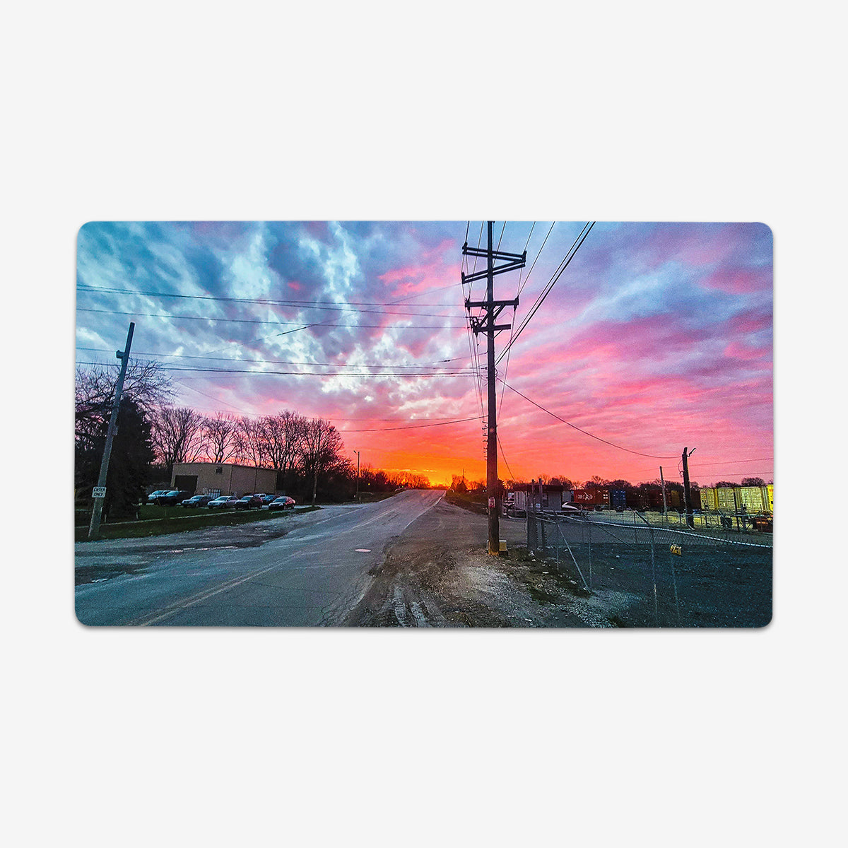 Urban Sunrise Playmat - Premium Playmat from Inked Gaming - Just $34.99! Shop now at Game Crave Tournament Store