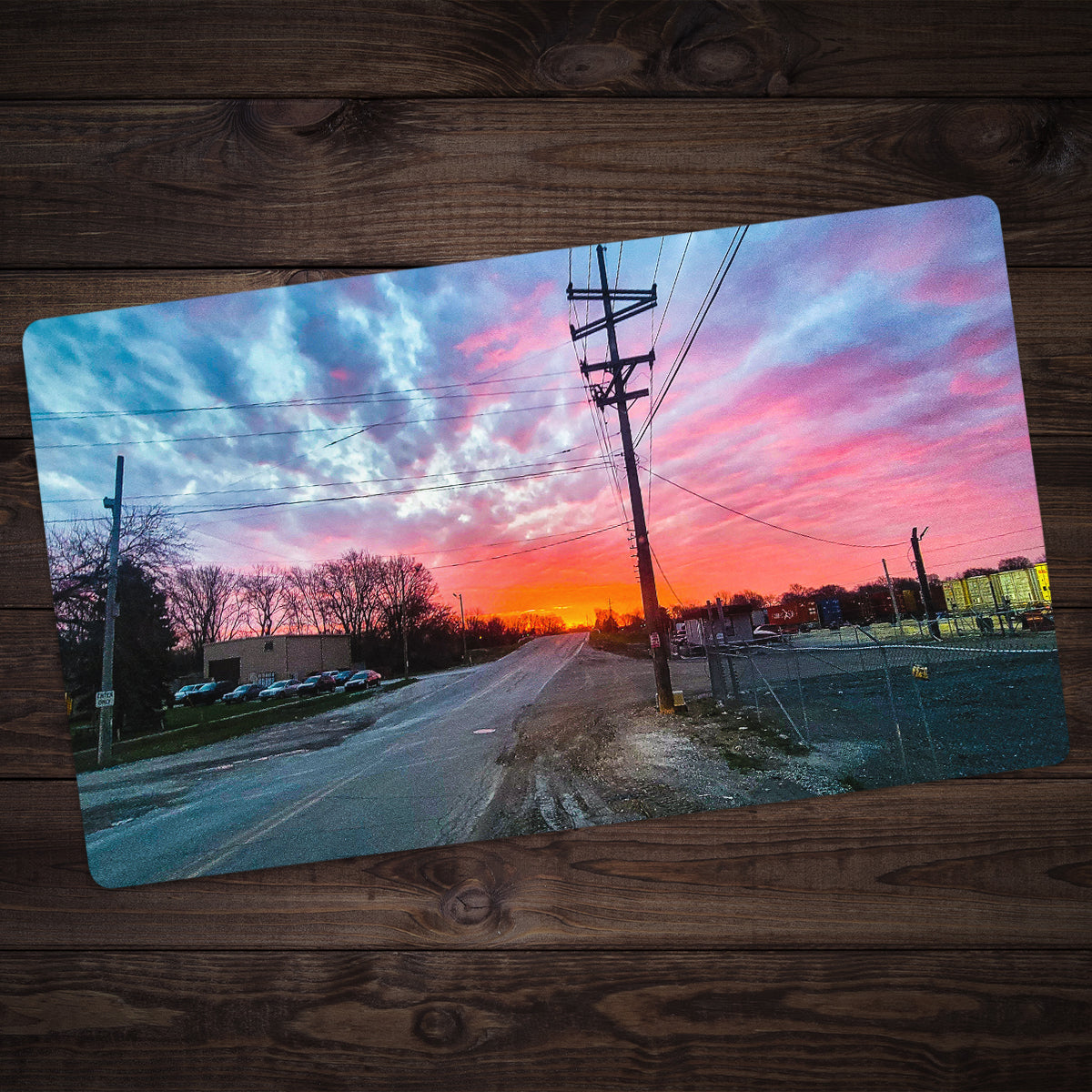 Urban Sunrise Playmat - Premium Playmat from Inked Gaming - Just $34.99! Shop now at Game Crave Tournament Store