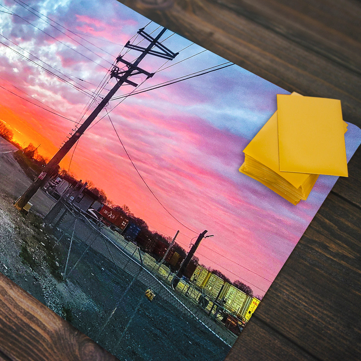 Urban Sunrise Playmat - Premium Playmat from Inked Gaming - Just $34.99! Shop now at Game Crave Tournament Store