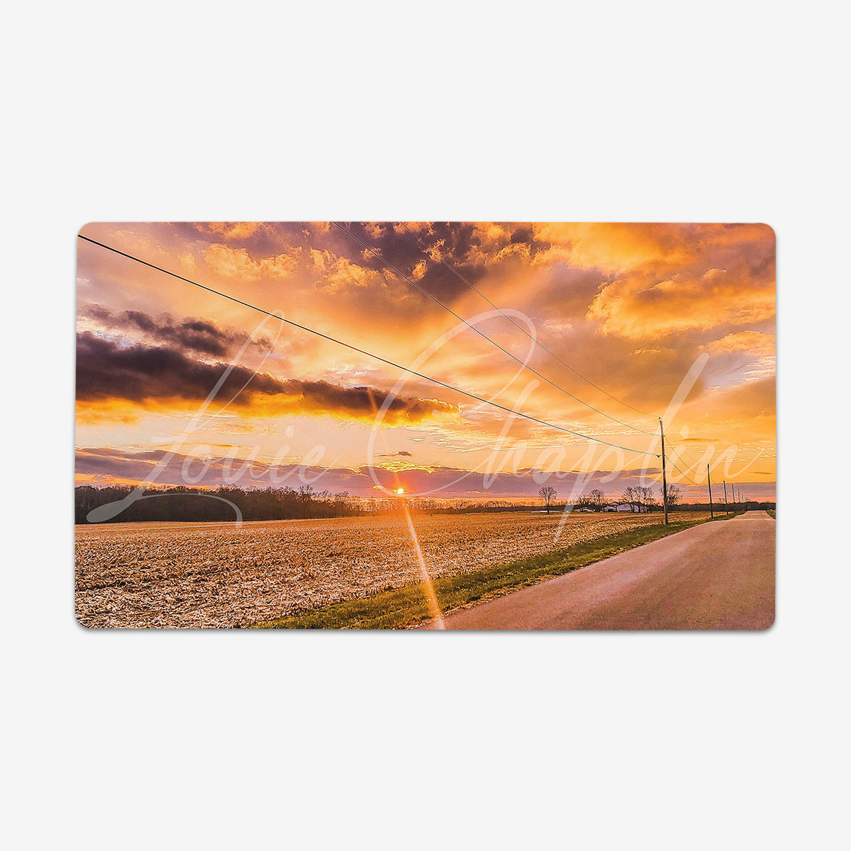 Winter Sunset Playmat - Premium Playmat from Inked Gaming - Just $34.99! Shop now at Game Crave Tournament Store