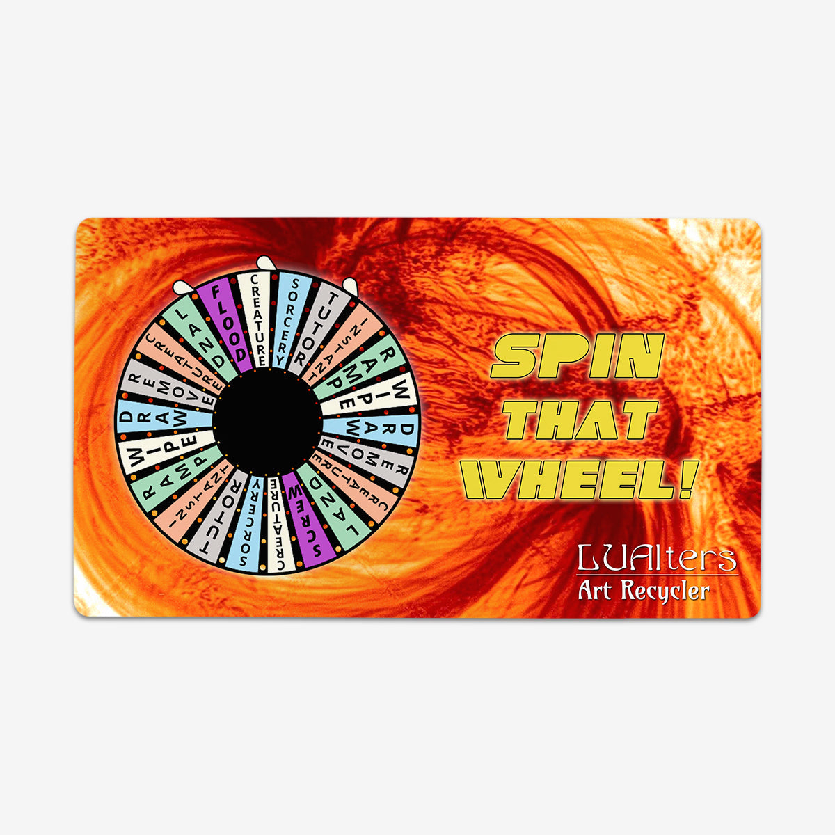 Spin That Wheel Playmat - Premium Playmat from Inked Gaming - Just $34.99! Shop now at Game Crave Tournament Store