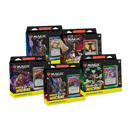 mtg mom commander deck MTG: March of the Machine Decks Cardboard Collectible Elite Commander Mill/Pump Deck -