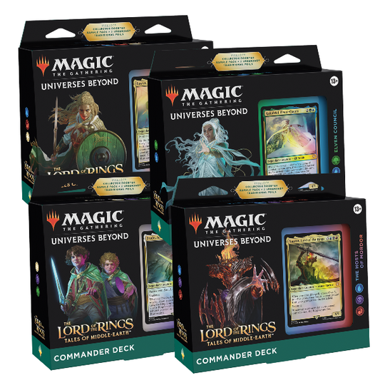 MTG TCG - Lord of the Rings Commander Deck - Premium MTG Sealed from Wizards of the Coast - Just $64.99! Shop now at Game Crave Tournament Store