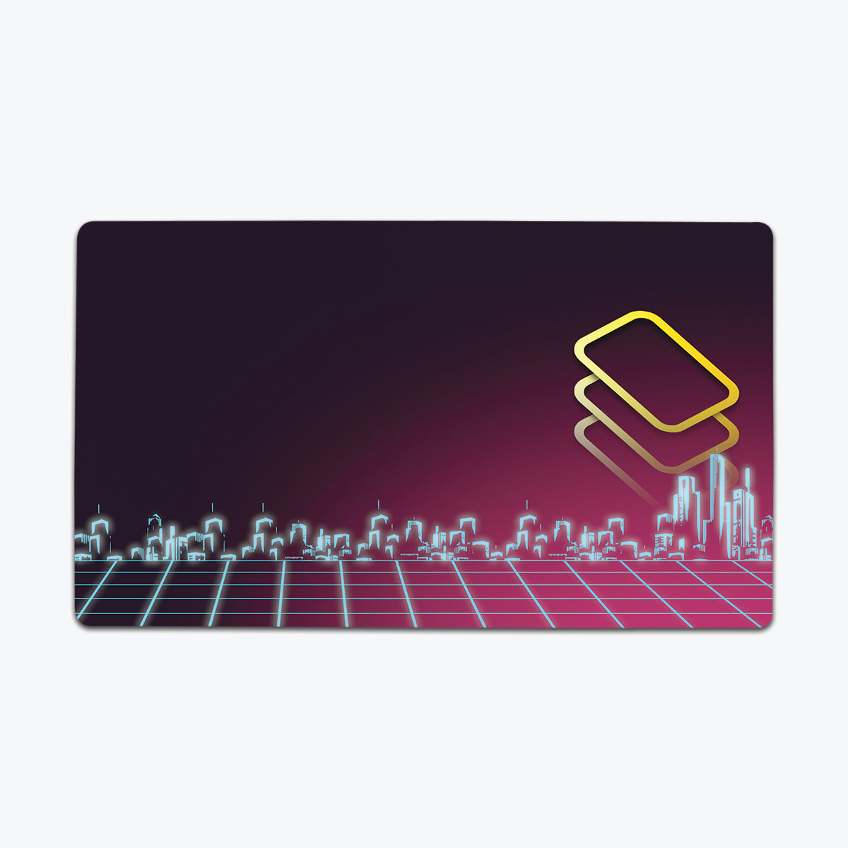 The Stack's Cityscape Playmat - Premium Playmat from Inked Gaming - Just $34.99! Shop now at Game Crave Tournament Store