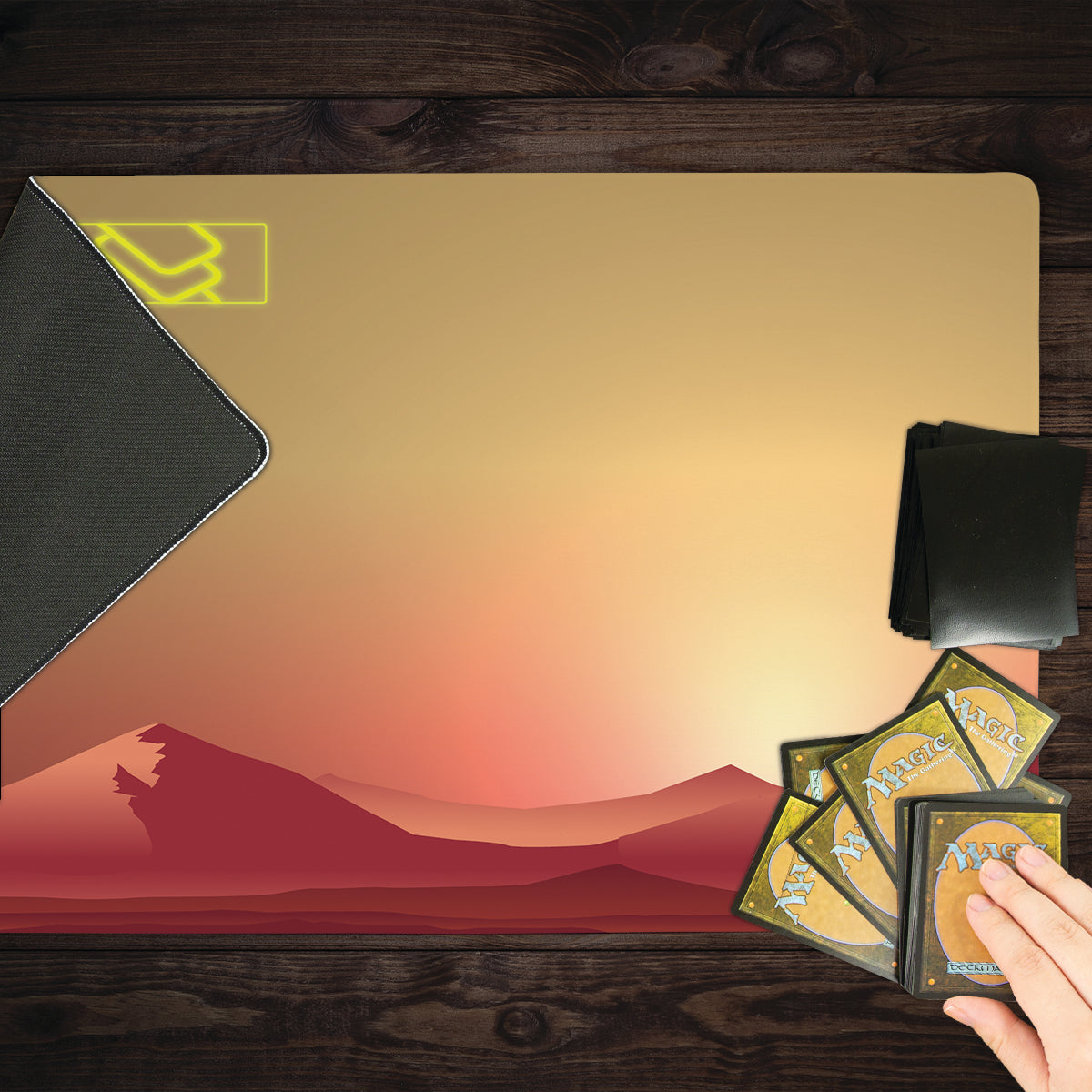 The Stack's Horizon Playmat - Premium Playmat from Inked Gaming - Just $34.99! Shop now at Game Crave Tournament Store