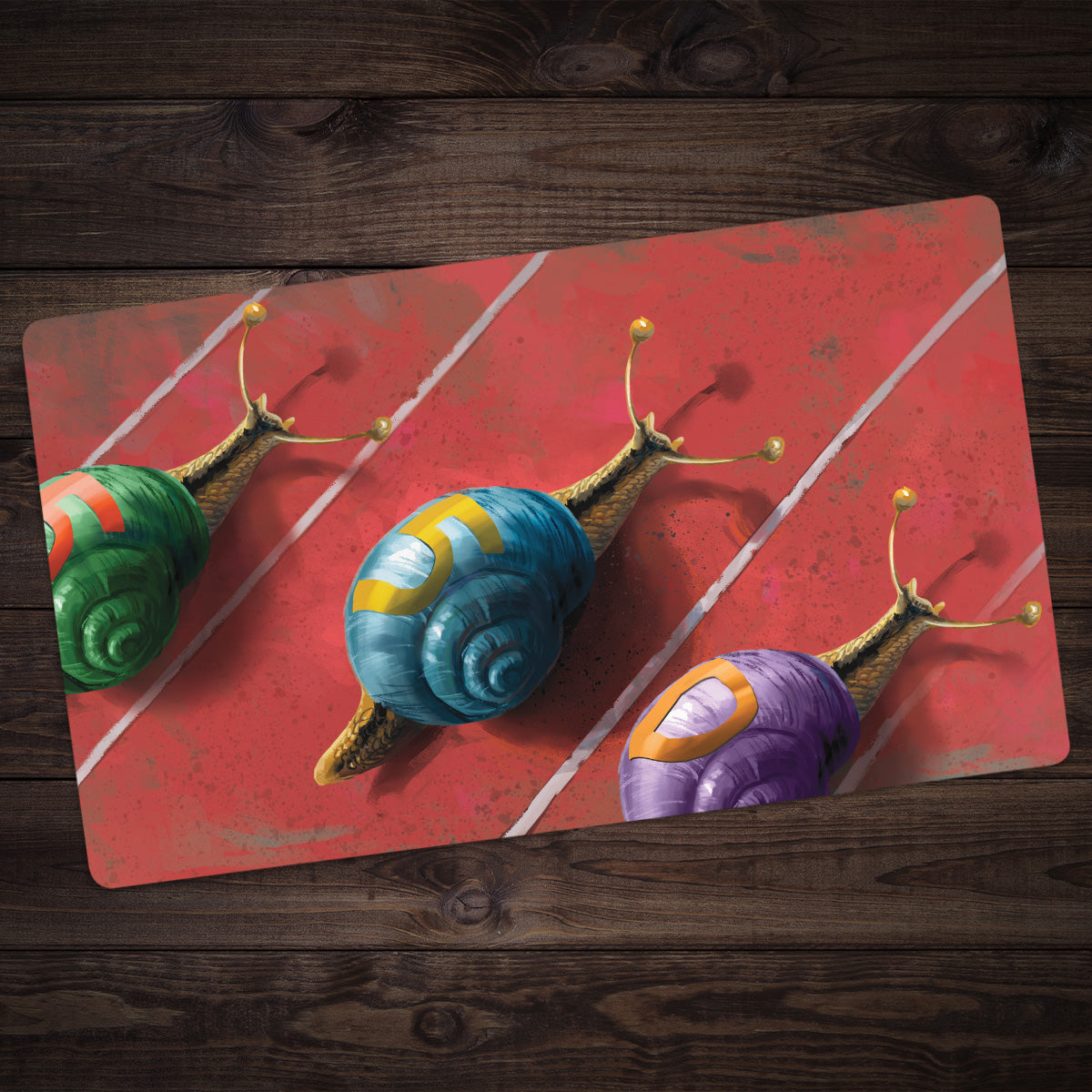 Snail Race Playmat - Premium Playmat from Inked Gaming - Just $34.99! Shop now at Game Crave Tournament Store