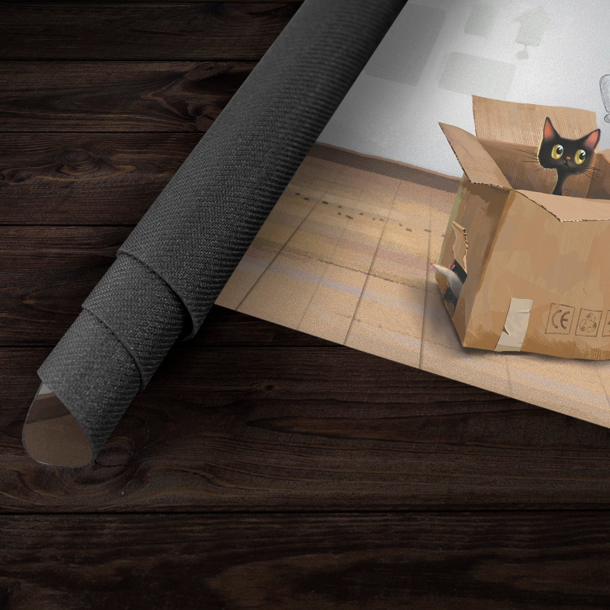 The Forgotten Cat Playmat - Premium Playmat from Inked Gaming - Just $34.99! Shop now at Game Crave Tournament Store