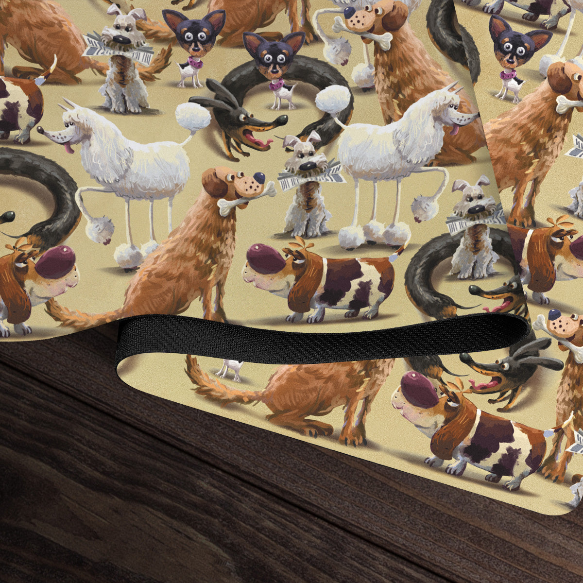 Who Let the Dogs Out Playmat - Premium Playmat from Inked Gaming - Just $34.99! Shop now at Game Crave Tournament Store