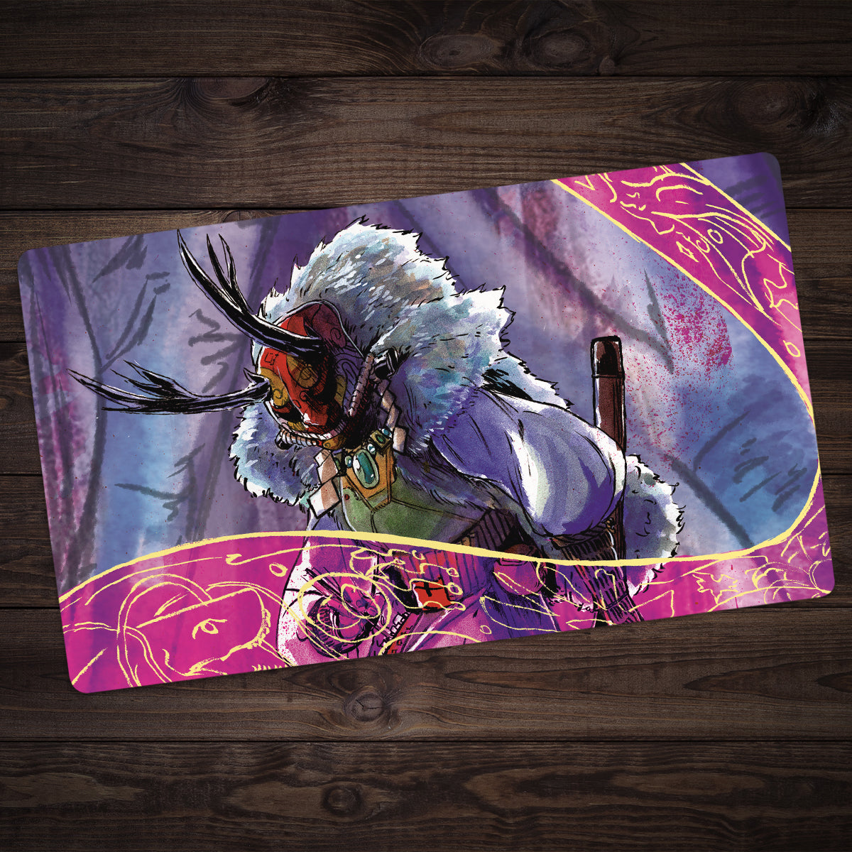Yokai Hunter Playmat - Premium Playmat from Inked Gaming - Just $34.99! Shop now at Game Crave Tournament Store
