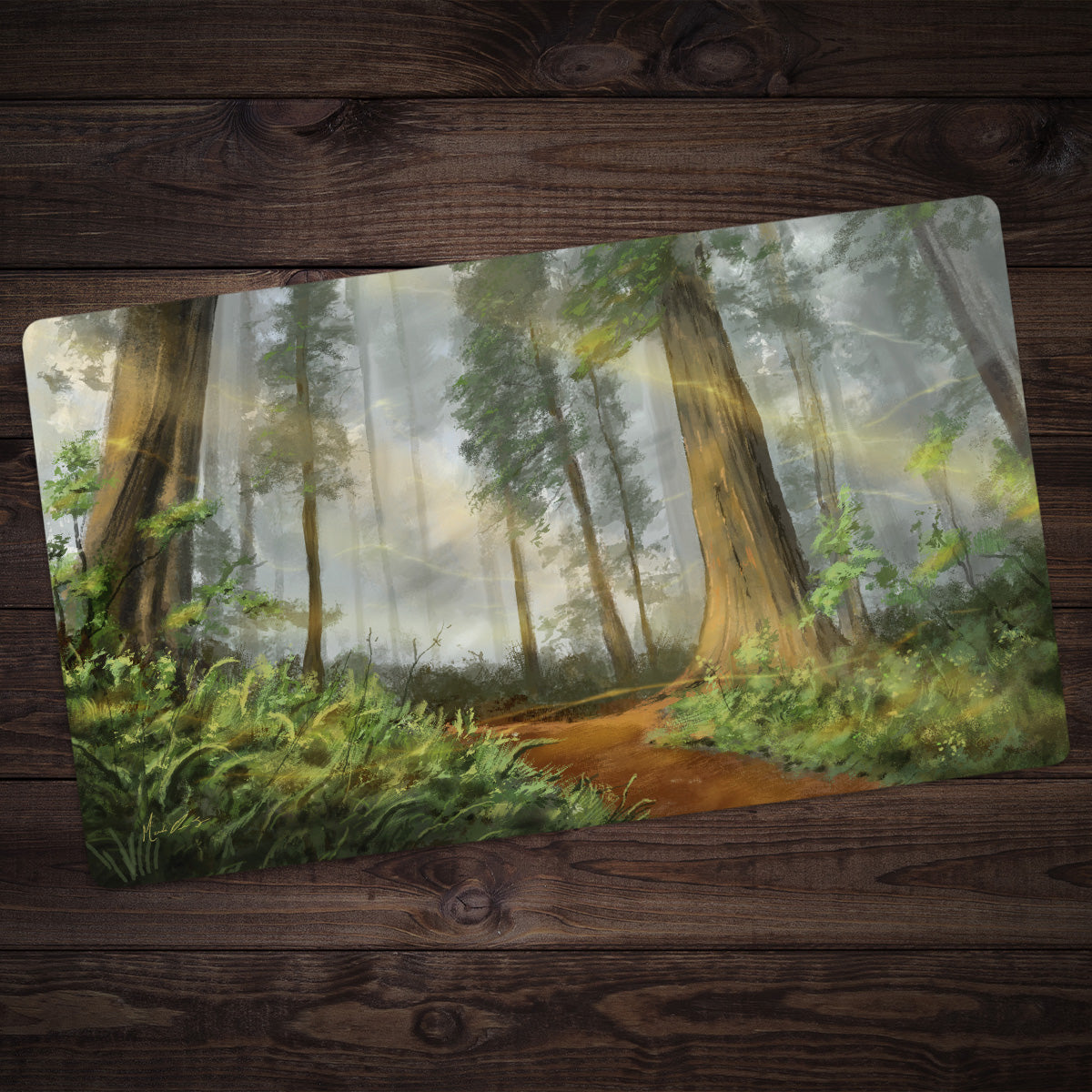 Sunlit Forest Playmat - Premium Playmat from Inked Gaming - Just $34.99! Shop now at Game Crave Tournament Store