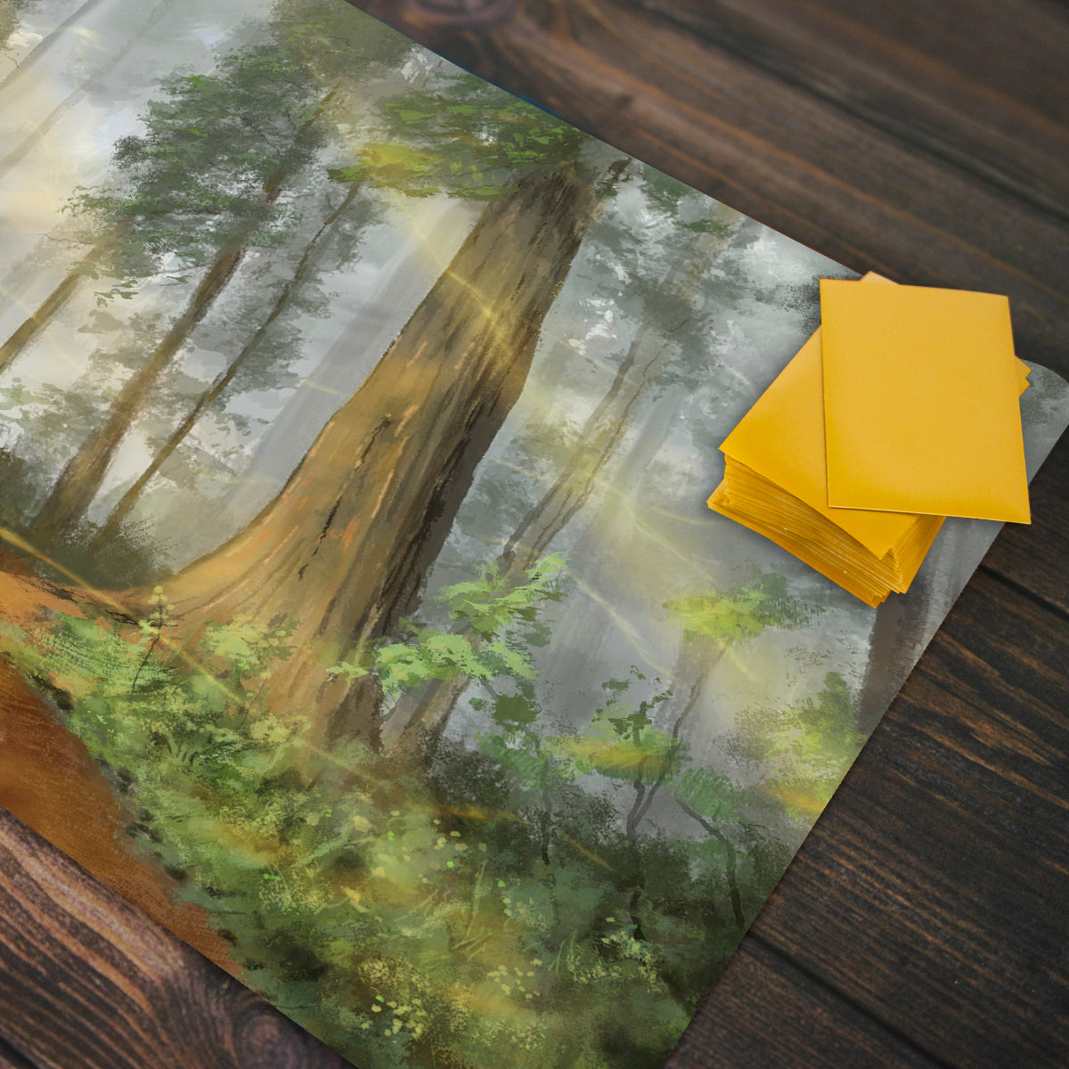 Sunlit Forest Playmat - Premium Playmat from Inked Gaming - Just $34.99! Shop now at Game Crave Tournament Store