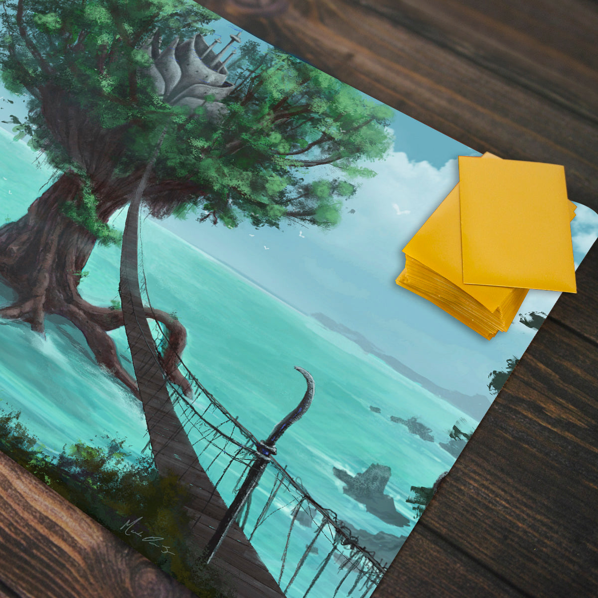 Tree Temple Playmat - Premium Playmat from Inked Gaming - Just $34.99! Shop now at Game Crave Tournament Store