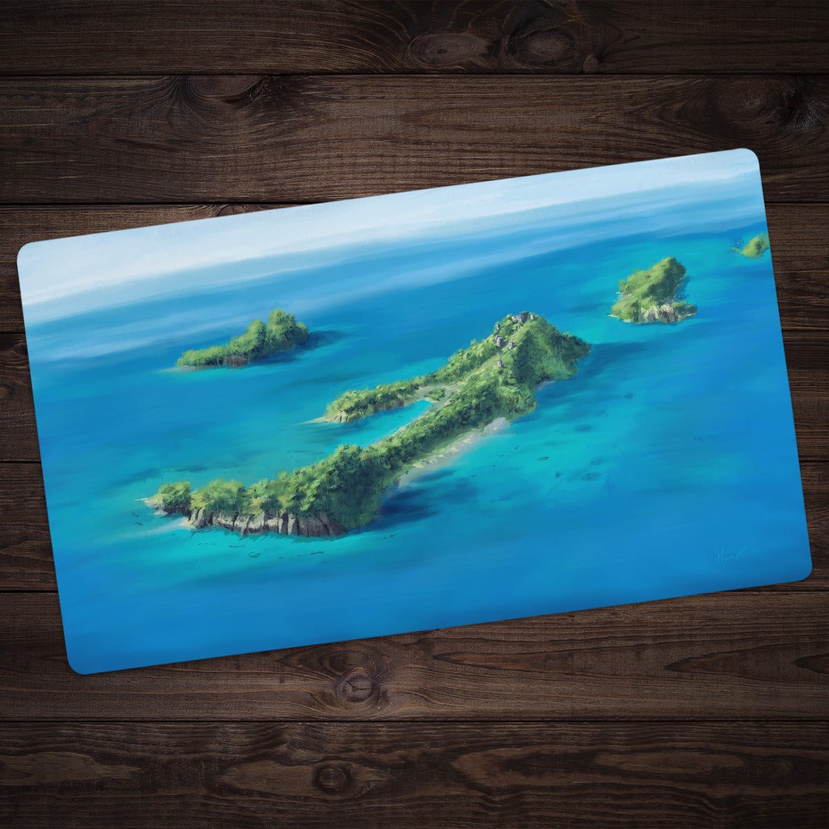 Tropical Atoll Playmat - Premium Playmat from Inked Gaming - Just $34.99! Shop now at Game Crave Tournament Store