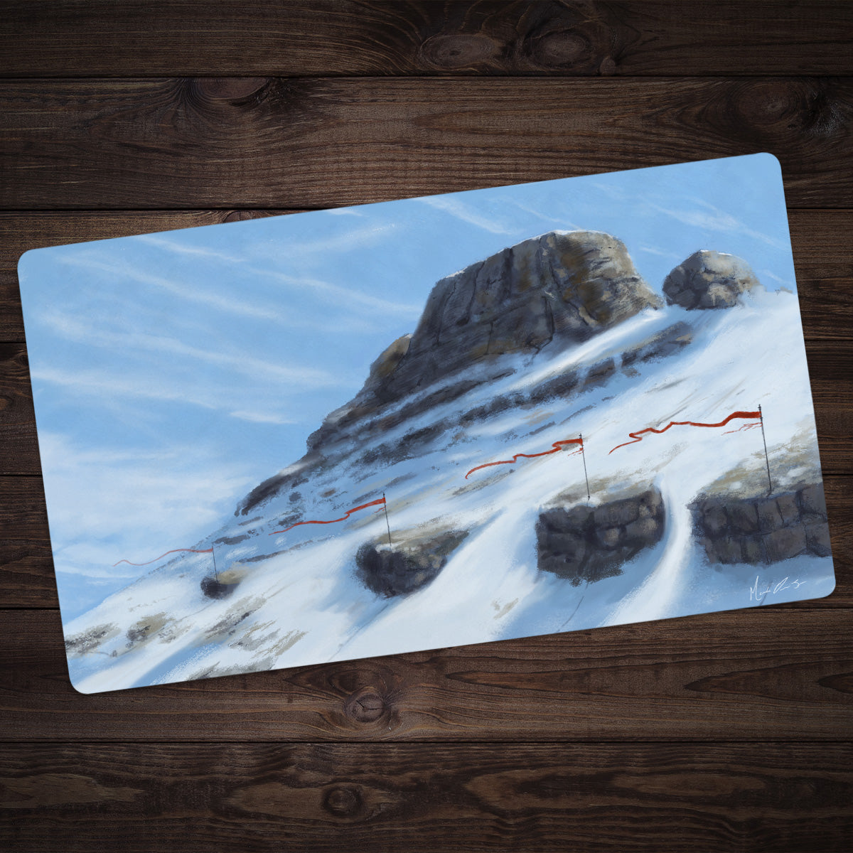 Weathered Peak Playmat - Premium Playmat from Inked Gaming - Just $34.99! Shop now at Game Crave Tournament Store